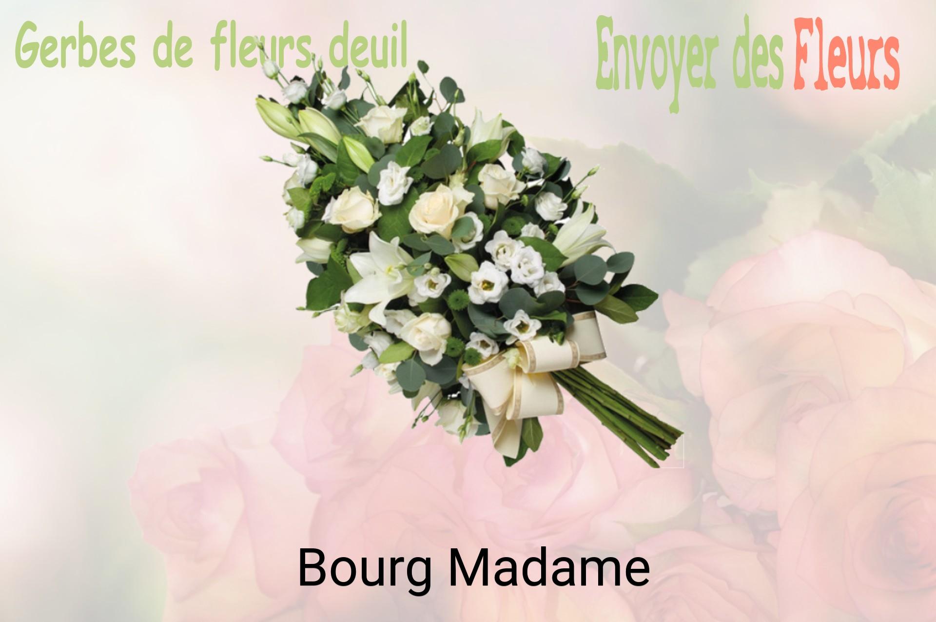 Gerbe de fleurs de deuil livrée à Bourg-Madame