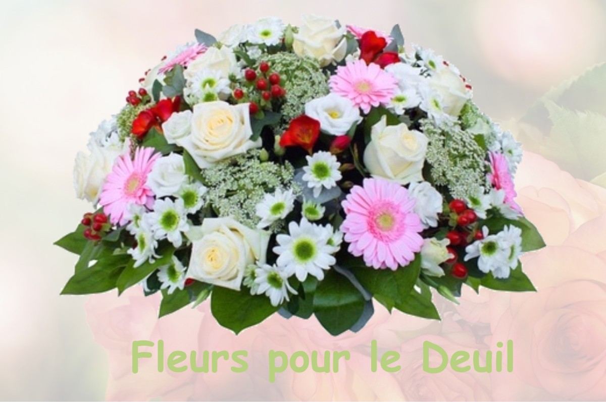 fleurs deuil BOURG-MADAME